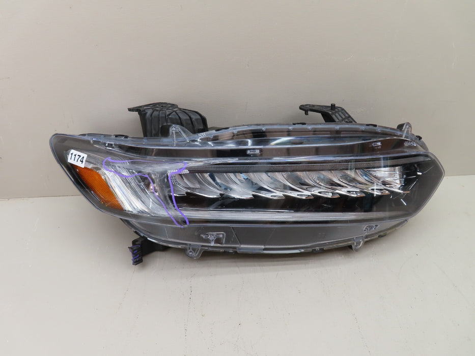 2018 - 2019 HONDA ACCORD FRONT RIGHT PASSENGER SIDE HEADLIGHT LAMP HALOGEN OEM