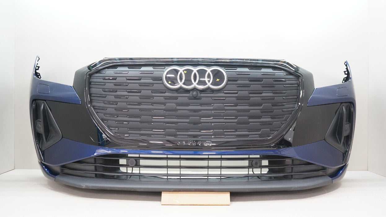 2022-2024 AUDI Q4 E-TRON FRONT COMPLETE BUMPER COVER W PARKS ASSIST OEM