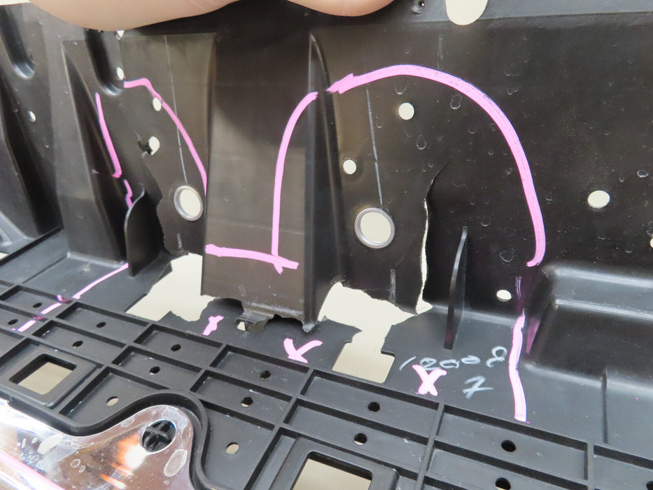 2019-2022 DODGE RAM 2500 3500 REAR BUMPER METAL OEM 68525078AA