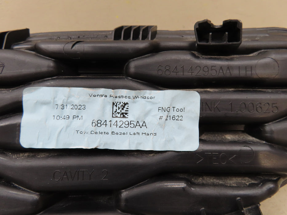 2019-2021 DODGE RAM 1500 FRONT LEFT DRIVER TOW HOOK BEXEL COVER OEM 68414295AA