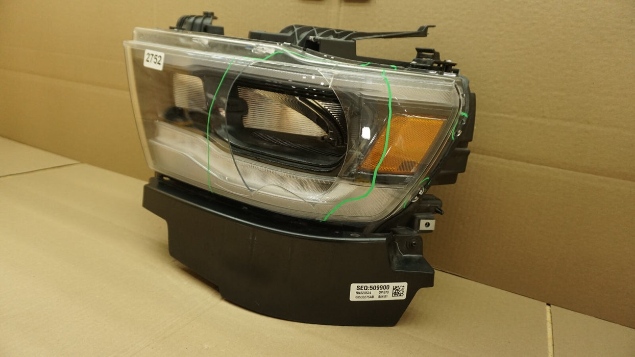 2019-2022 DODGE RAM 1500 FRONT LEFT DRIVERS SIDE HEADLIGHT OEM 19 20 21 22