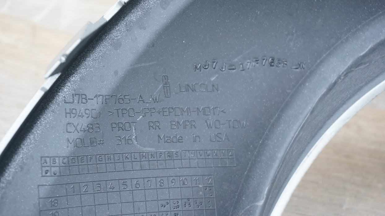 2019-2021 LINCOLN CORSAIR CX483 REAR BUMPER COVER OEM LJ7B-17F765-AW 19 20 21
