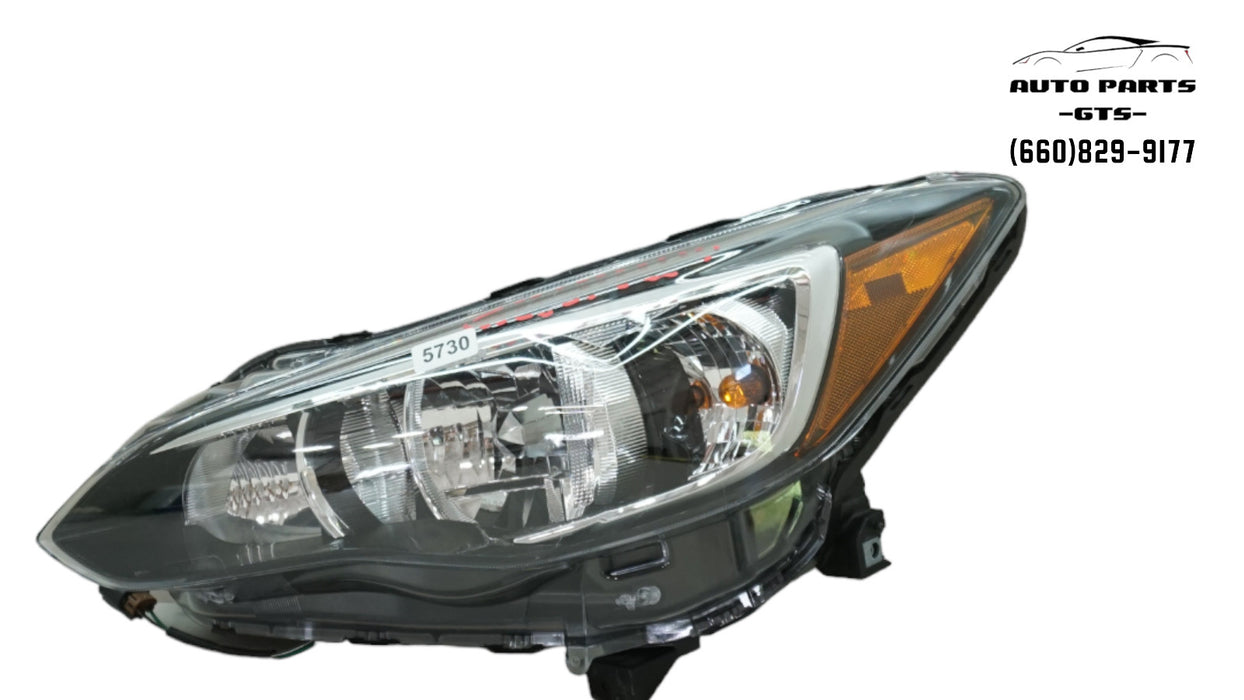 2018-2021 SUBARU CROSSTREK FRONT LEFT DRIVER SIDE HEADLIGHT HALOGEN OEM