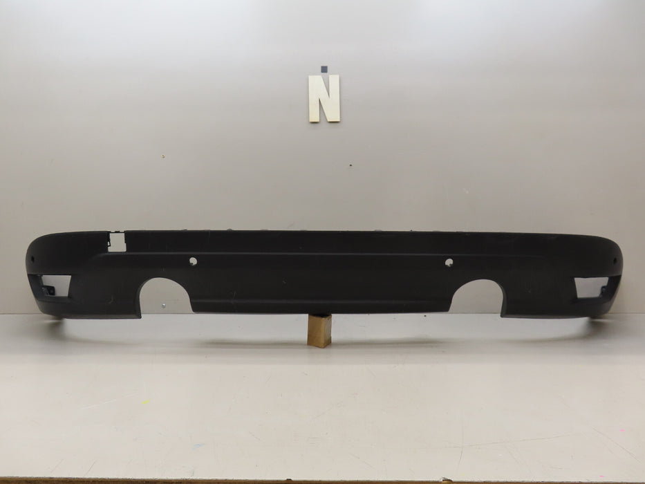 2017-2020 JAGUAR F-PACE X761 REAR BUMPER LOWER COVER W/SENSOR HOLES OEM