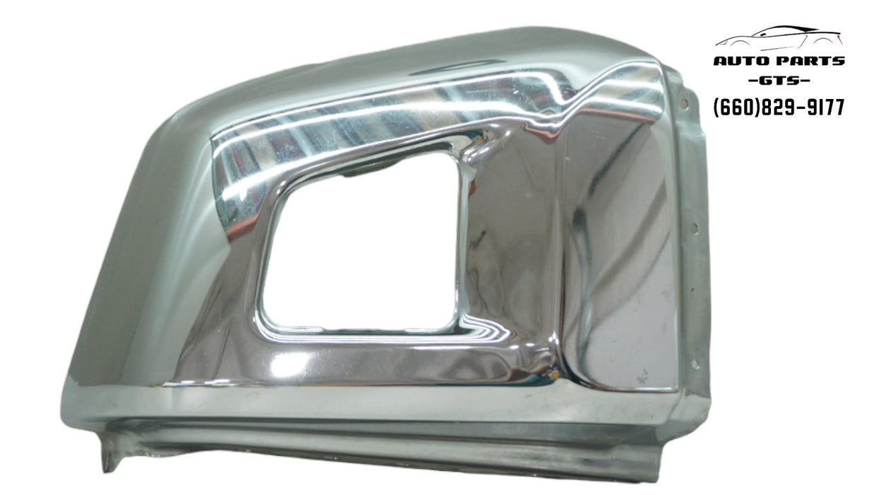 2014-2020 TOYOTA TUNDRA FRONT BUMPER LEFT DRIVER SIDE END CAP CHROME OEM