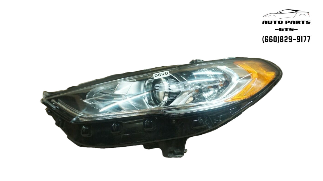 2017-2019 FORD FUSION FRONT LEFT DRIVER SIDE HEADLIGHT HALOGEN LIGHT LAMP OEM