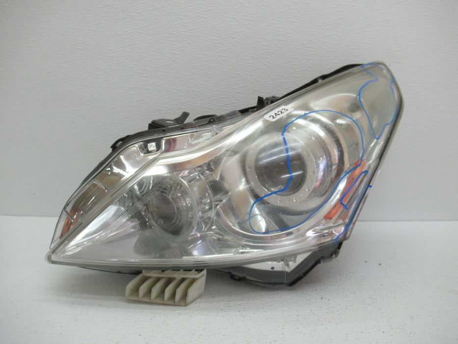 2010-2013 INFINITI G37 FRONT LEFT DRIVER SIDE HEADLIGHT XENON HEADLAMP OEM