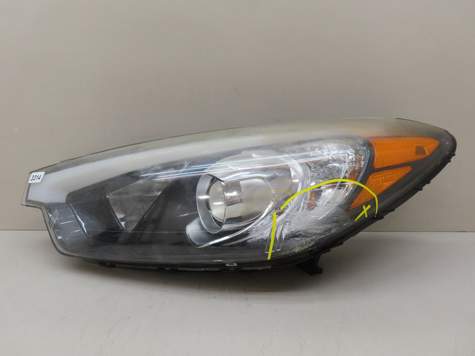 2014-2016 KIA FORTE FRONT LEFT DRIVER SIDE HEADLIGHT LAMP HALOGEN OEM