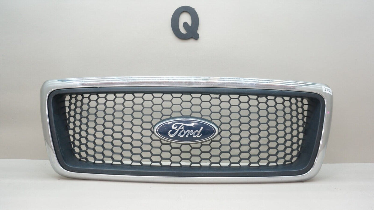 2004-2008 FORD F-150 F150 FRONT UPPER BUMPER RADIATOR GRILLE OEM 4L34-8200