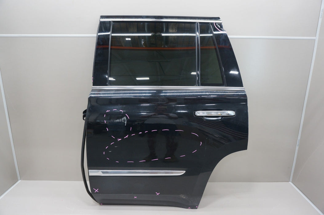 2015-2020 CADILLAC ESCALADE REAR LEFT DRIVERS SIDE DOOR PANEL W/ INNER TRIM OEM