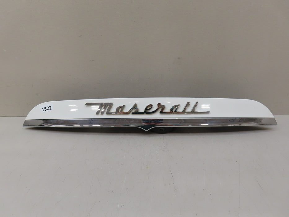 2014-2024 MASERATI GHIBLI REAR TRUNK LID/GARNISH WITH CAMERA OEM