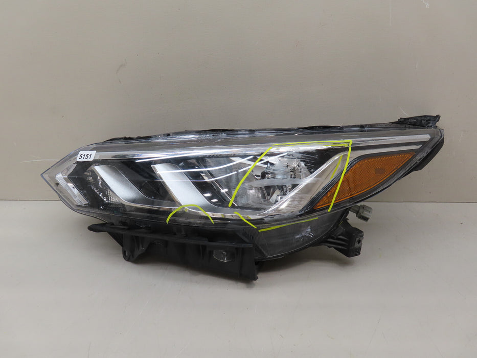 2020-2022 NISSAN SENTRA FRONT LEFT DRIVER SIDE HEADLIGHT HALOGEN OEM