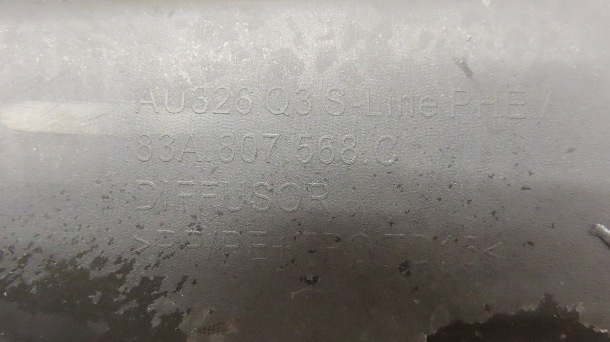 2019-2021 AUDI Q3 S-LINE REAR BUMPER DIFUSSOR LOWER SPOILER COVER OEM