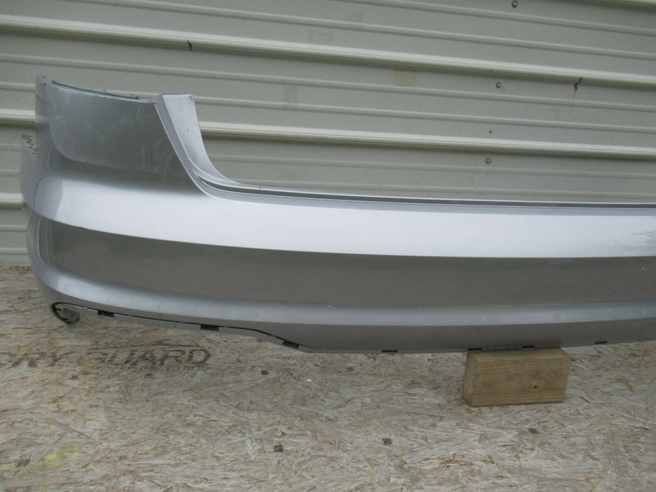2017-2018 AUDI A4 S-LINE REAR BUMPER COVER PANEL PLASTIC SILVER 8W5807511 OEM