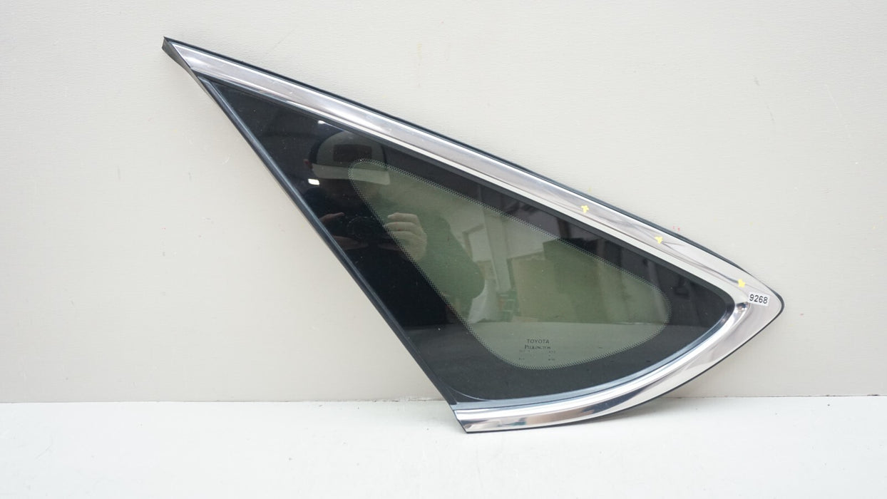 2013-2018 TOYOTA AVALON REAR LEFT DRIVER SIDE QUARTER WINDOW GLASS OEM