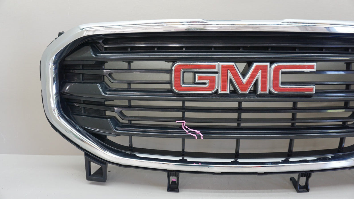 2019-2021 GMC TERRAIN FRONT UPPER BUMPER RADIATOR GRILLE W/ EMBLEM OEM 23196293