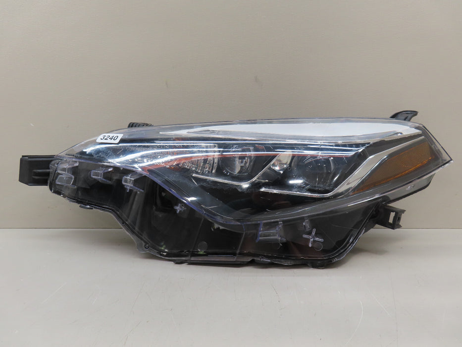 2017-2019 TOYOTA COROLLA FRONT LEFT DRIVER SIDE HEADLIGHT CAPA