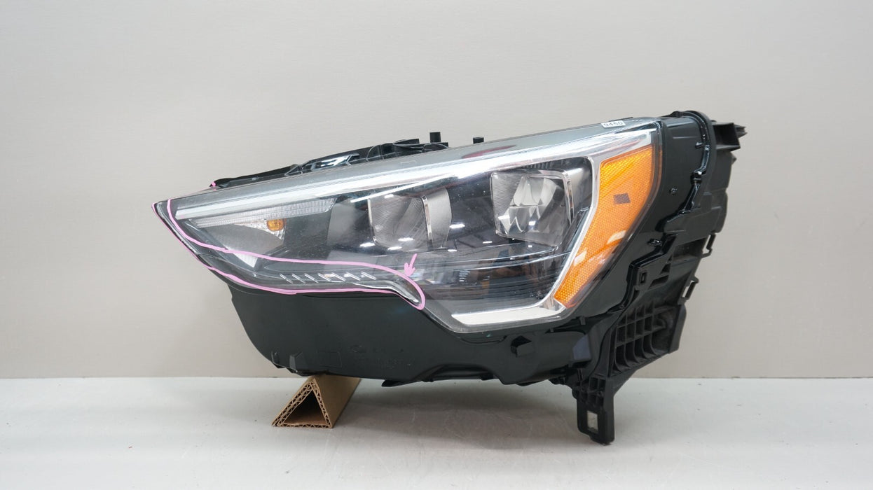 2019-2023 AUDI Q3 FRONT LEFT DRIVER SIDE LED HEADLIGHT OEM 83A941011 *CRACKED*