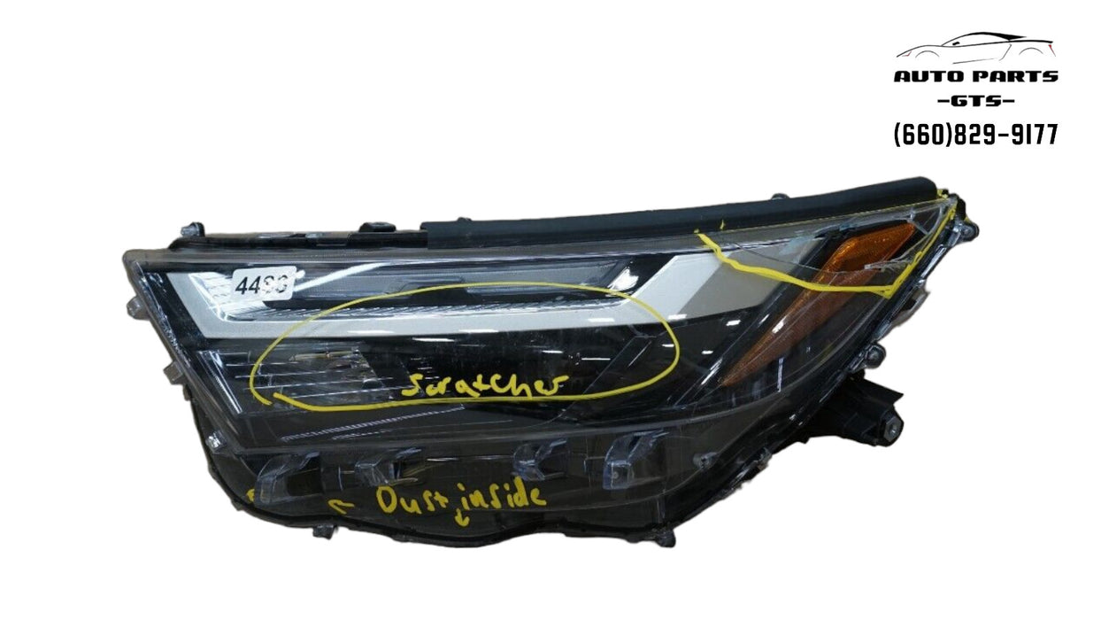 2022 2023 TOYOTA RAV4 PRIME FRONT LEFT DRIVERS SIDE HEADLIGHT LED OEM