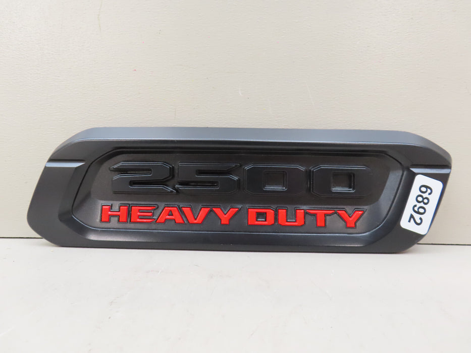 2019-2022 DODGE RAM 2500 FRONT RIGHT PASSENGER SIDE FENDER NAMEPLATE OEM