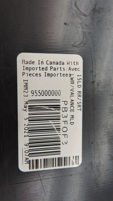 2015–2023 DODGE CHARGER REAR BUMPER LOWER COVER VALANCE PANEL OEM 68225383AA