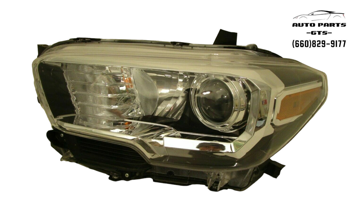 2016-2019 TOYOTA TACOMA LEFT DRIVER HEADLIGHT HEADLAMP 16 17 18 19 OEM