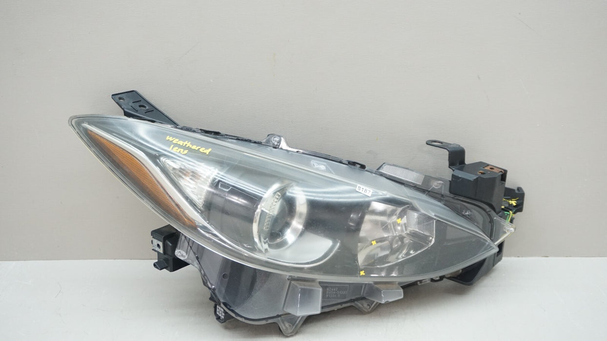 2014-2016 MAZDA 3 FRONT RIGHT PASSENGER SIDE HALOGEN HEADLIGHT OEM 14 15 16