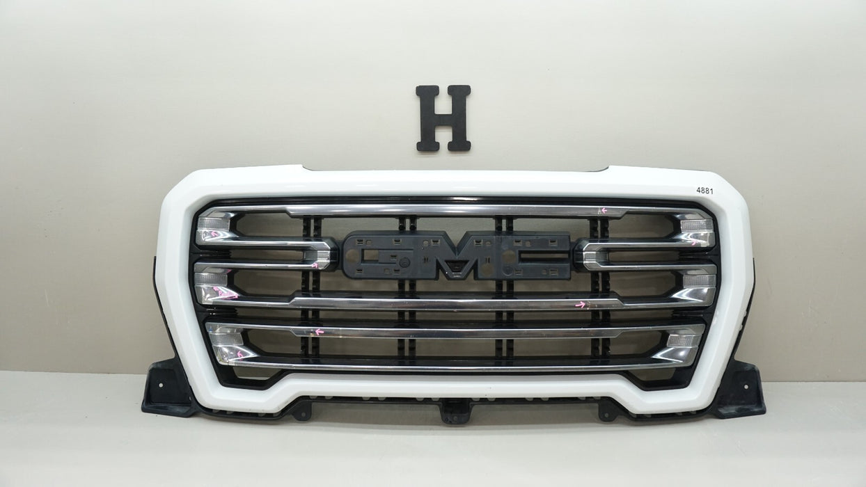 2019-2021 GMC SIERRA 1500 FRONT UPPER RADIATOR GRILLE 84458485 OEM 19 20 21