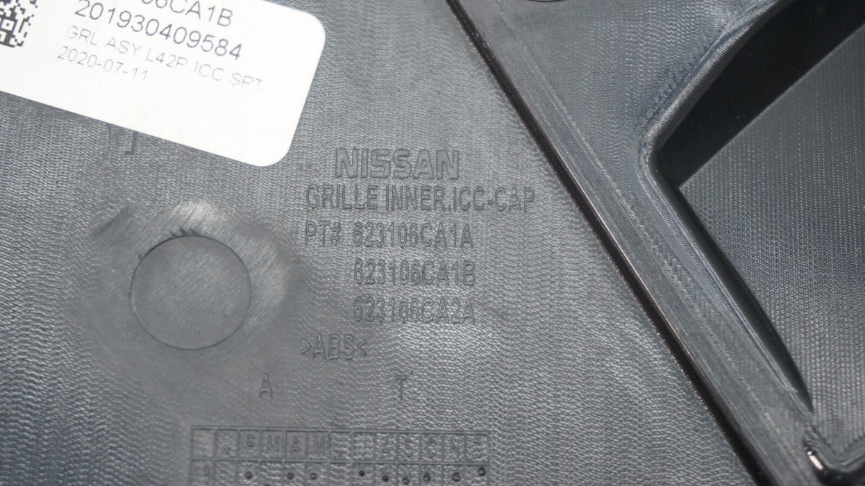 2019-2021 NISSAN ALTIMA FRONT BUMPER RADIATOR GRILLE OEM 623106CA1A