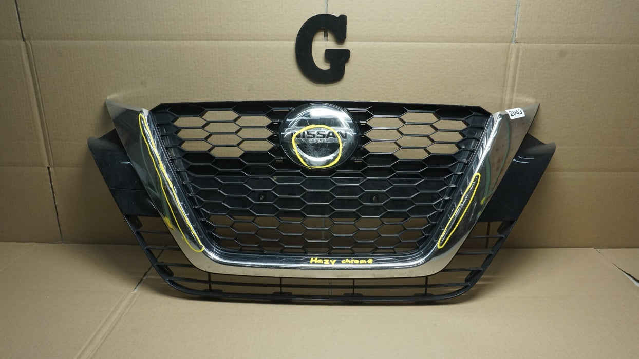 2019-2022 NISSAN ALTIMA FRONT RADIATOR GRILL GRILLE MOLDING W/ EMBLEM OEM