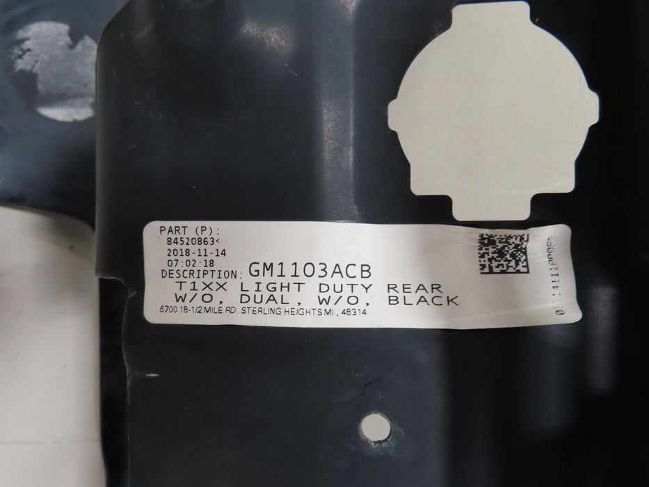 2019-2022 CHVEROLET SILVERADO GMC SIERRA 1500 REAR BUMPER COVER OEM 84520863