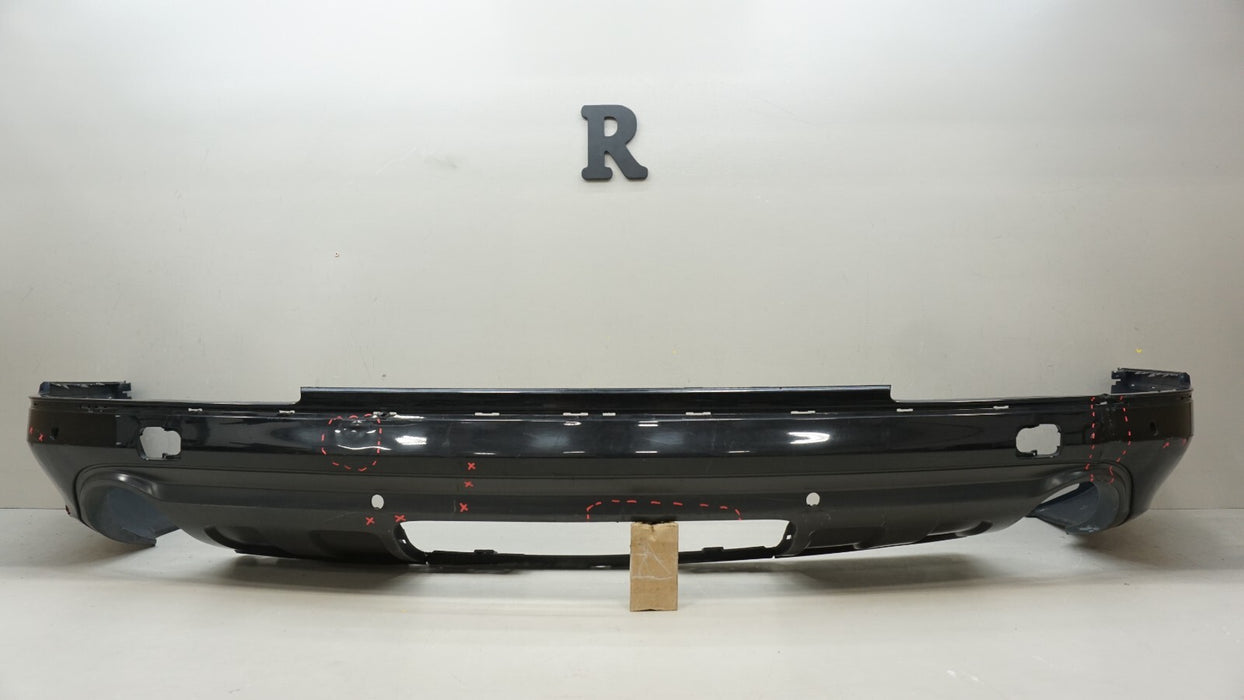 2010-2015 AUDI Q7 REAR LOWER BUMPER COVER PANEL W/ SENSOR HOLE OEM 4L0807521AH