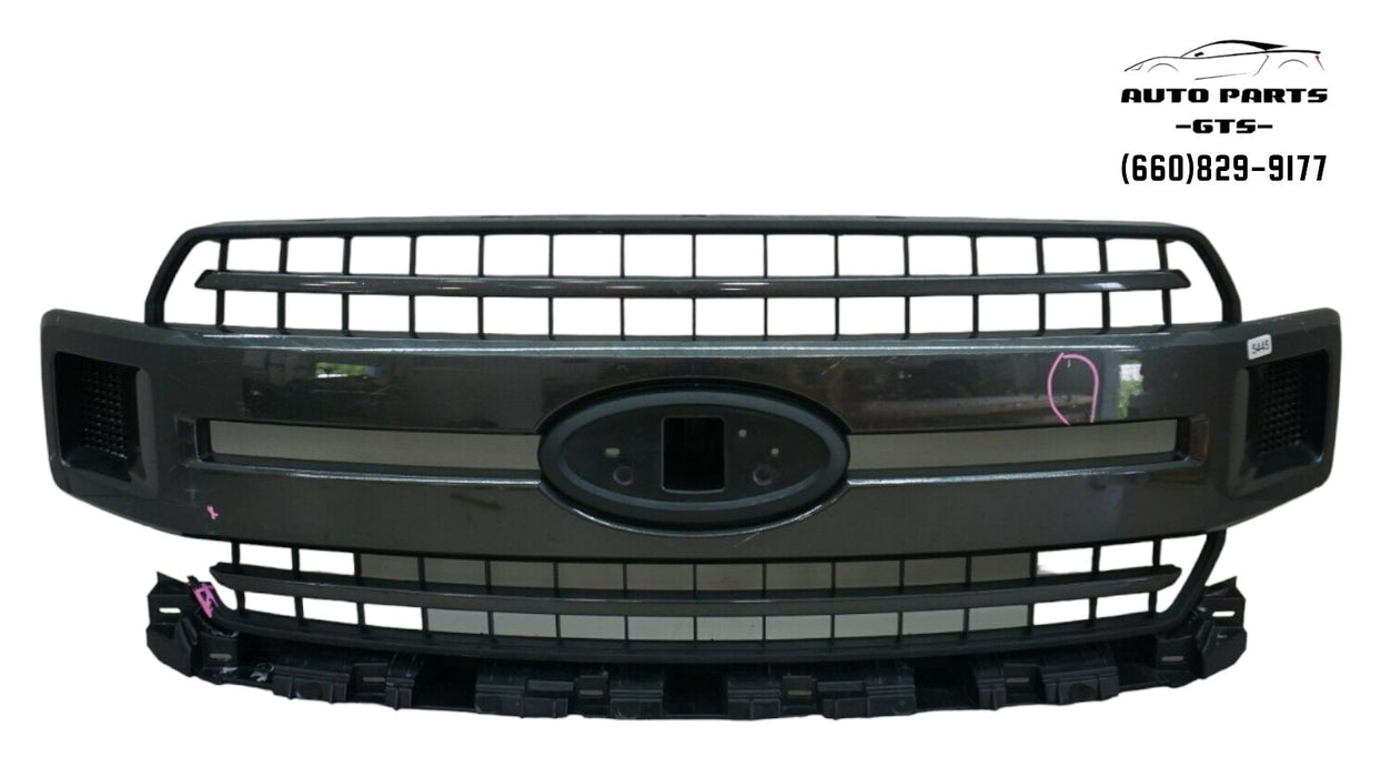 2018-2020 FORD F-150 XLT FRONT BUMPER RADIATOR GRILLE MOLDING OEM JL34-8200