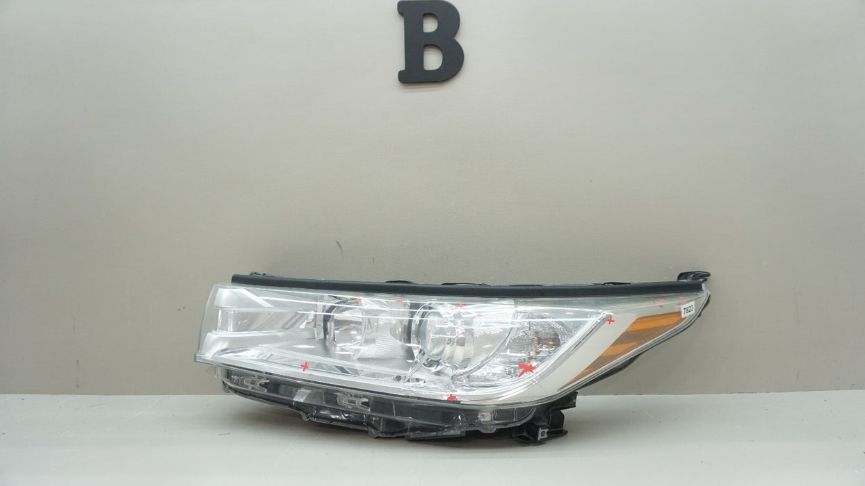 2014-2016 TOYOTA HIGHLANDER LH LEFT DRIVER SIDE HALOGEN HEADLIGHT OEM