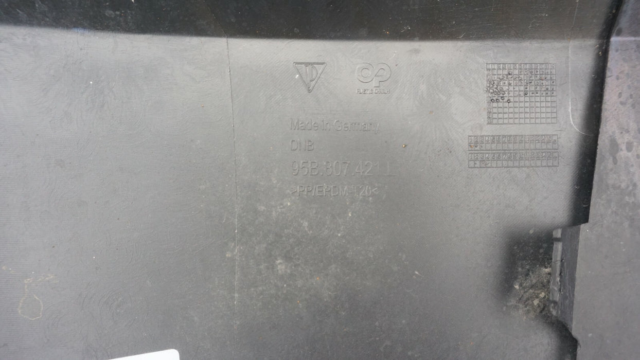 2015-2018 PORSCHE MACAN REAR BUMPER COVER PANEL W/ VALANCE 95B807421L OEM