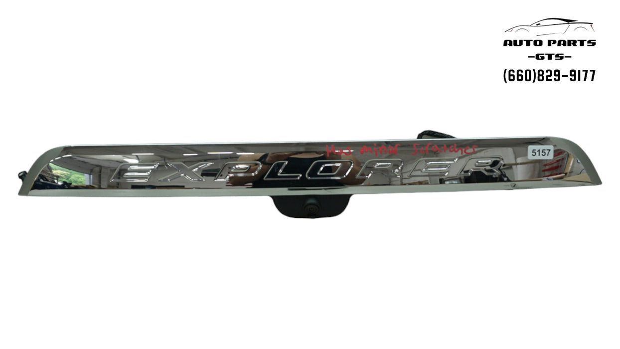 2020-2021 FORD EXPLORER REAR LIFTGATE MOLDING WITH CAMERA OEM LB5B-S42509-AGW