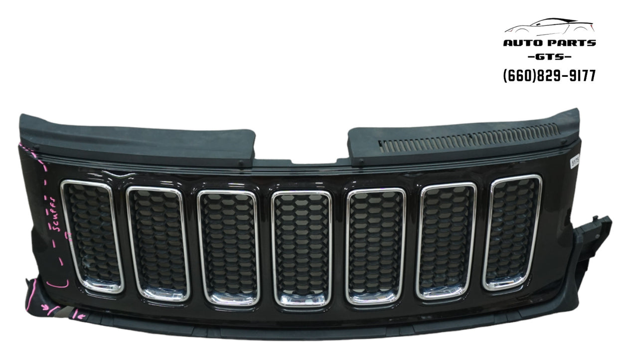2017-2020 JEEP GRAND CHEROKEE FRONT UPPER GRILL GRILLE OEM 17 18 19 20