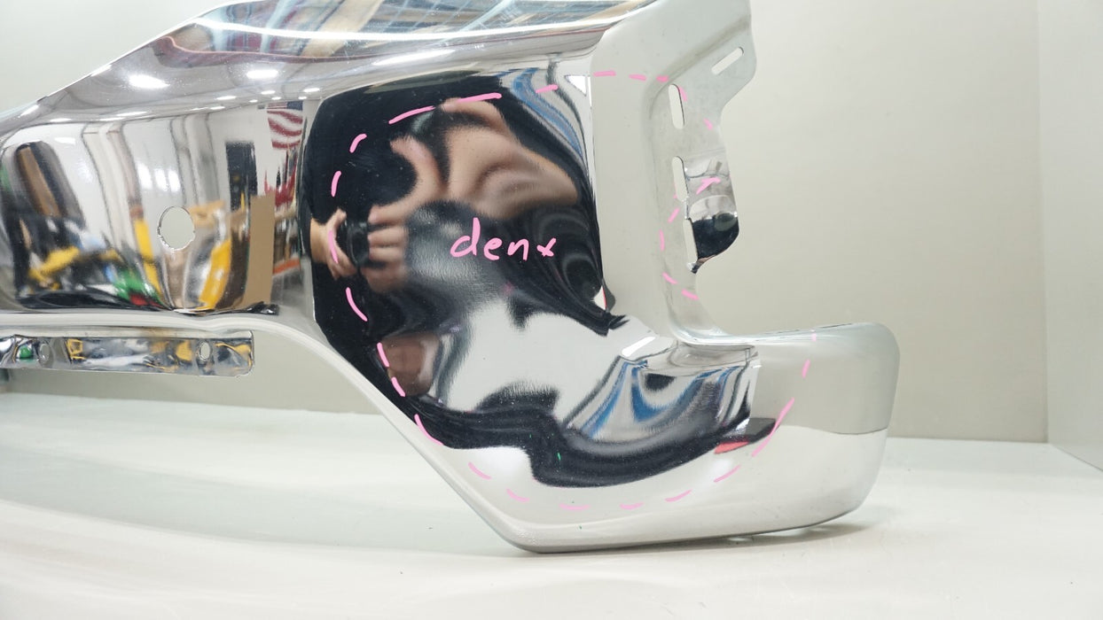 2019-2021 CHEVROLET SILVERADO 1500 FRONT BUMPER COVER OEM CHROME METAL