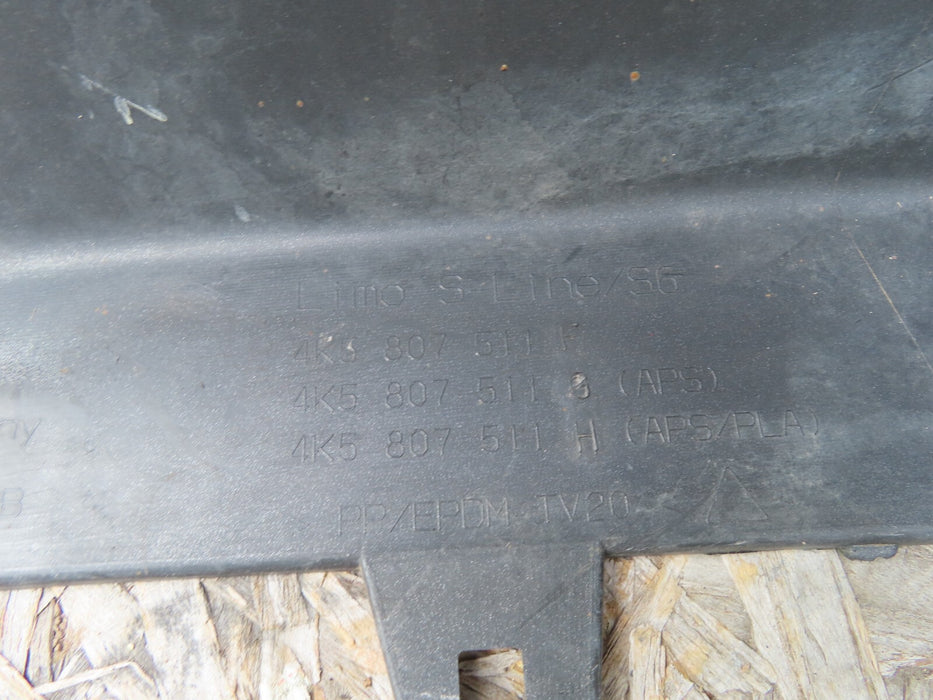 2019-2022 AUDI A6 S-LINE REAR BUMPER COVER W/ LOWER VALANCE PANEL OEM 4K5807511F