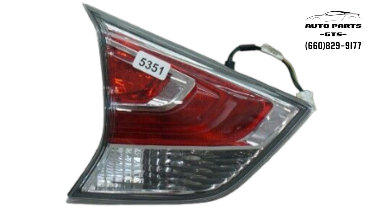 2014-2016 NISSAN ROGUE REAR LEFT DRIVER SIDE INNER TAIL LIGHT BRAKE LAMP OEM