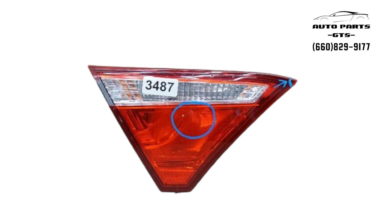 2015-2017 TOYOTA CAMRY REAR LEFT DRIVERS INNER TRUNK TAIL LIGHT OEM 15 16 17