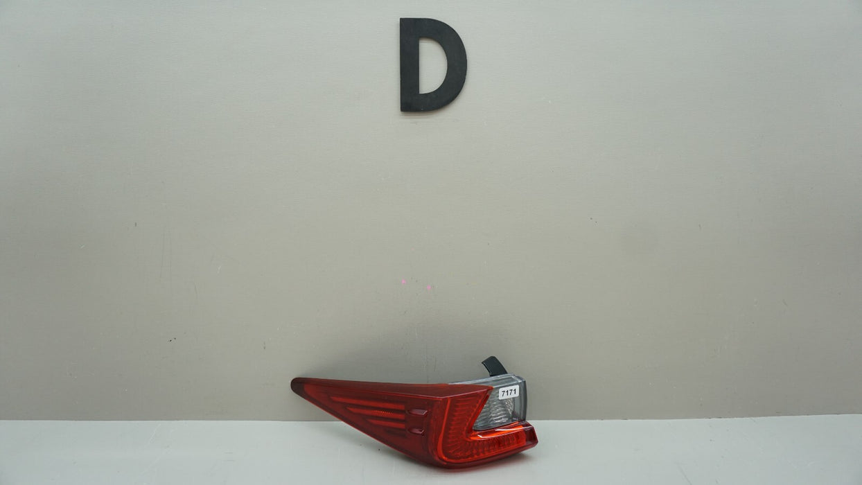 2015-2019 LEXUS RC350 REAR LEFT DRIVERS SIDE TAIL LIGHT OEM 15 16 17 18 19