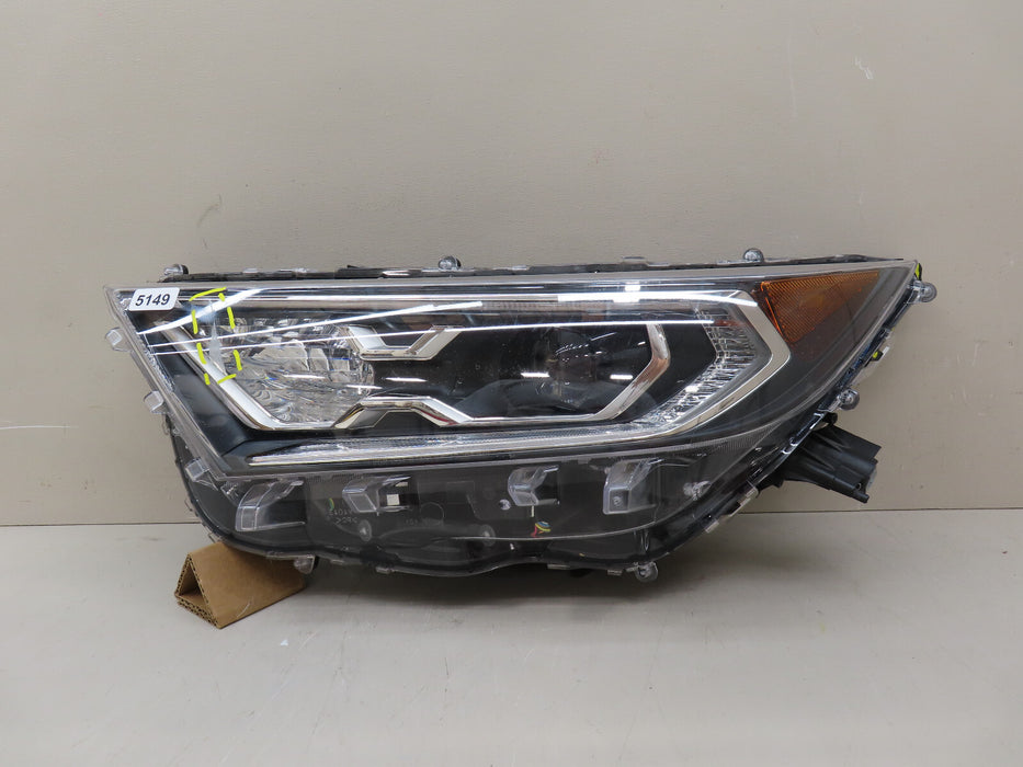 2019-2021 TOYOTA RAV4 HYBRID FRONT LEFT DRIVER SIDE HEADLIGHT  OEM
