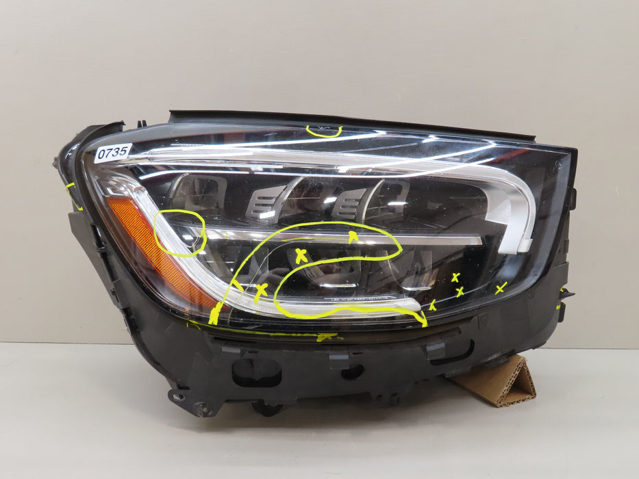2020 2021 2022 MERCEDES-BENZ GLC300 FRONT RIGHT PASSENGER HEADLIGHT LED OEM