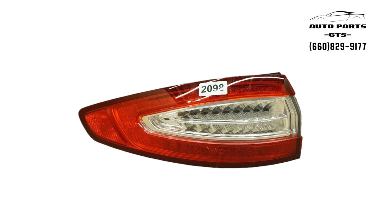 2013-2016 FORD FUSION LEFT DRIVER SIDE TAIL LIGHT LED OEM DS73-13405-AK
