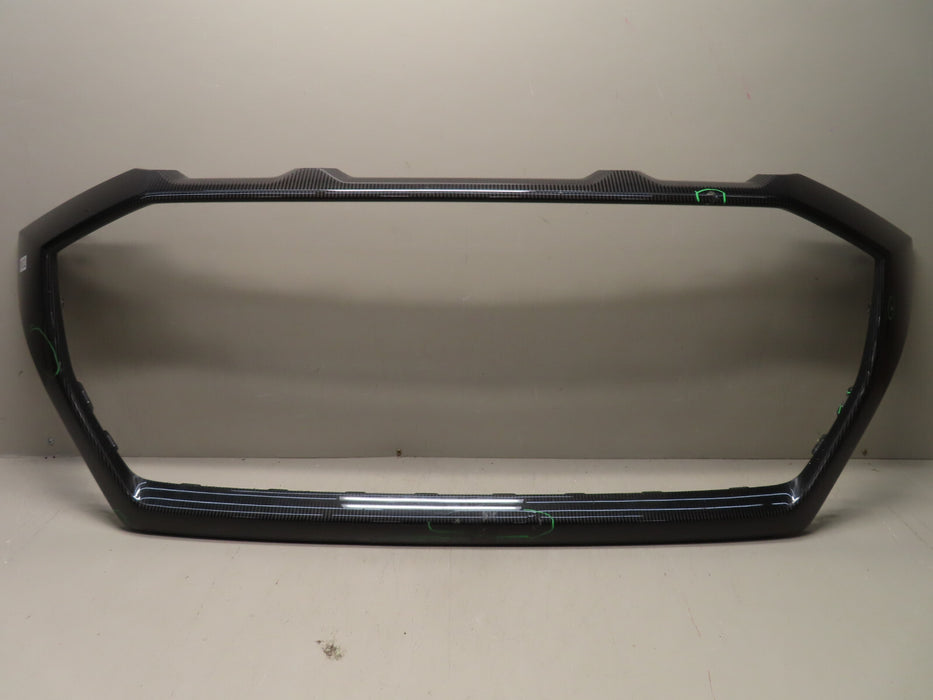 2020+ AUDI RS Q8 FRONT CARBON GRILL TRIM SURROUND 4M8.807.725.B OEM