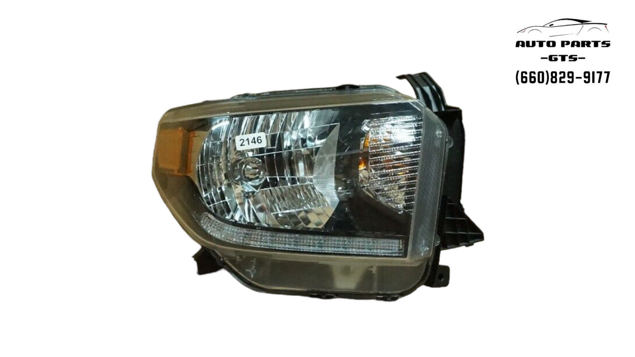 2014-2017 TOYOTA TUNDRA RIGHT PASSENGER SIDE HALOGEN HEADLIGHT HEADLAMP OEM