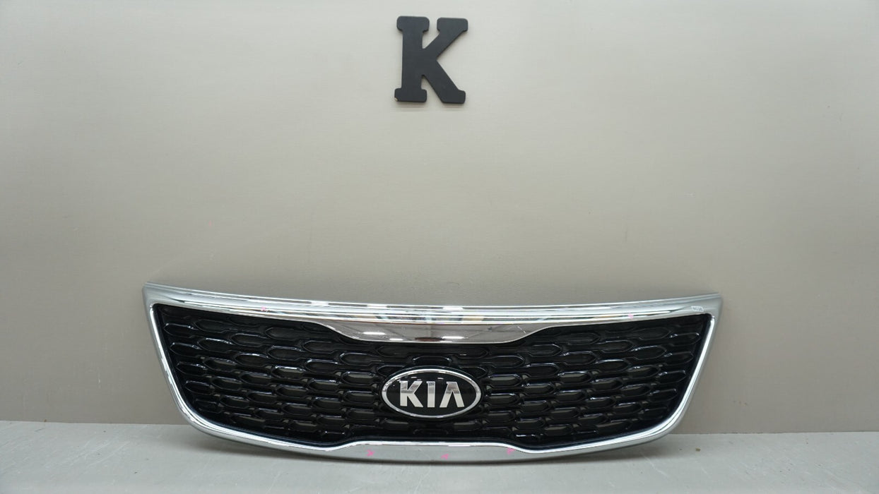 2014-2015 KIA SORENTO FRONT UPPER BUMPER GRILLE OEM 86350-1U500