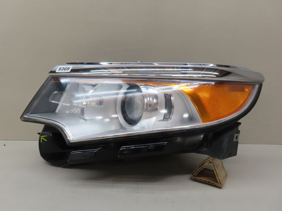 2011-2014 FORD EDGE FRONT LEFT DRIVER SIDE HEADLIGHT OEM 9369