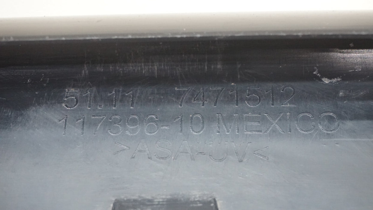 2019-2022 BMW 3 SERIES FRONT LOWER BUMPER MOLDING TRIM 51117471512 OEM